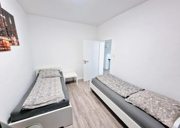 公寓 Monteurwohnung Wifi, Kueche, Einzelbetten *