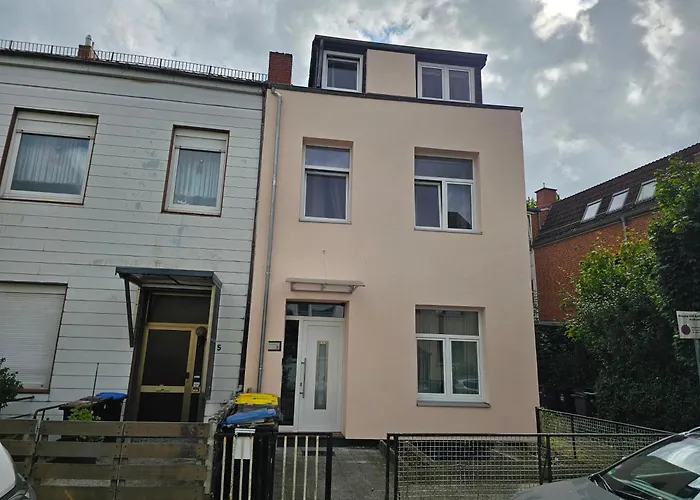 公寓 Monteurwohnung Wifi, Kueche, Einzelbetten 不莱梅