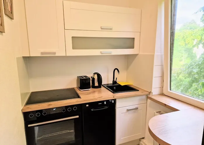 公寓 Monteurwohnung Wifi, Kueche, Einzelbetten 不莱梅