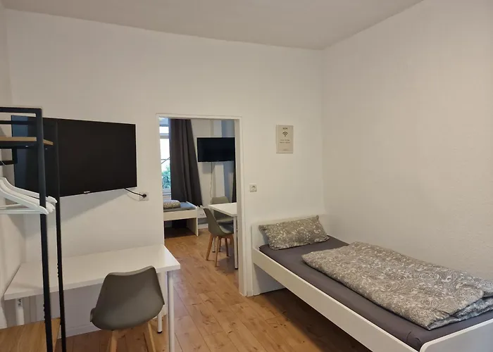 公寓 Monteurwohnung Wifi, Kueche, Einzelbetten *