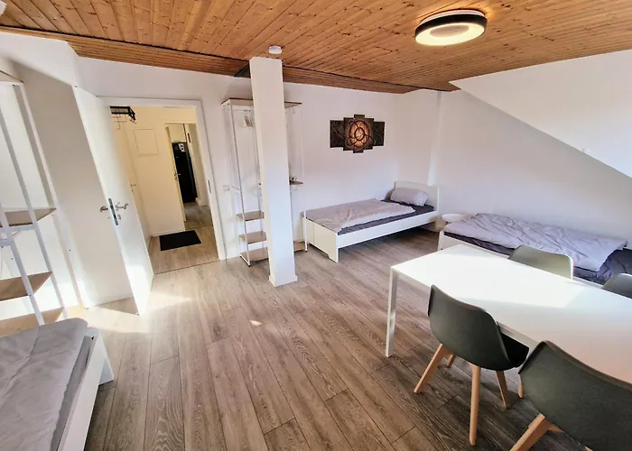 公寓 Monteurwohnung Wifi, Kueche, Einzelbetten *